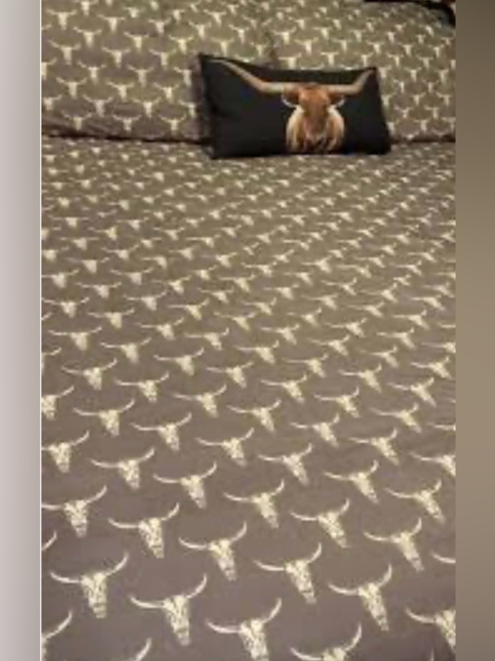 NEW Wrangler King Size 6-piece sheet set featuring a Western-Steer-Skull Style